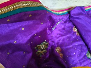 Daimond Work New Saree With Blouse Piece