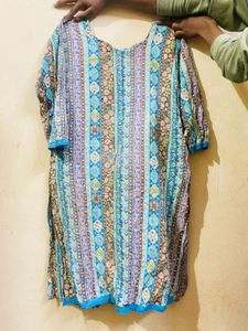 Floral Print Kurta