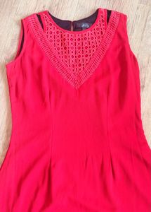 Red Sleeveless Dress