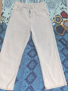 Light Blue Straight Fit Denim .