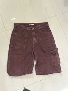 Brown Jorts Streetwear Style