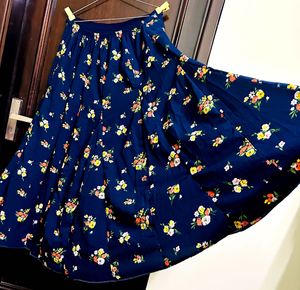 Floral Print Skirt