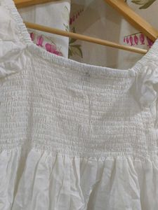 White Off-Shoulder Top