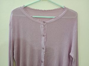 Lavender Lettuce Hem Top