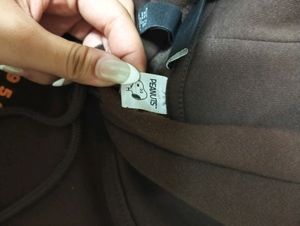 H&amp;M Oversized Brown Hoodie Snoopy