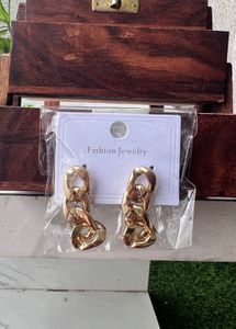 Heart Drop Earrings