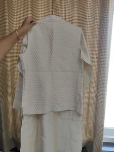 Elegant Cream Ethnic Set