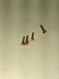 Pure Gold Nose Pins