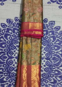 Saree with stitched blouse