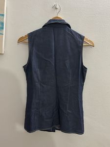 Denim Sleeveless Top