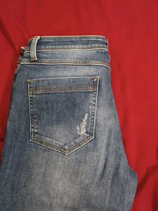 Ducati Blue Distressed Jeans