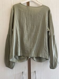 Light Olive Green Top