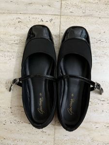 Garima Black Mary Janes