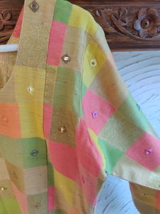 Real Mirror Work Kurta