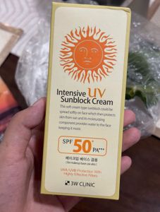 3W Clinic Sunscreen SPF50 made in Korea