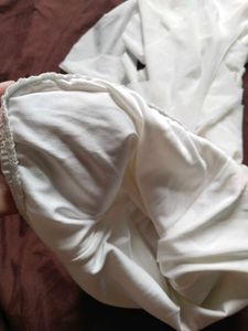 Elegant White Ruffle Top