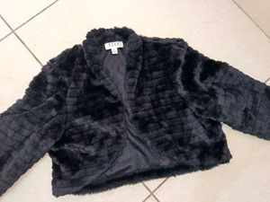 Elle Faux Fur Cropped Jacket