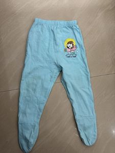 Cute Baby Footed Pant Set Of 2