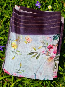 Beautiful Trendy Floral Saree