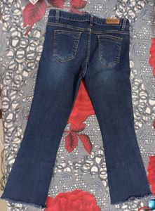 Distressed Dark Wash BOOTCUT JEANS