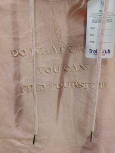 Troll Club Peach Hoodie