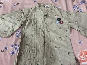 Floral Print Modest Top