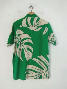 Green Printed Shirt ( Men)