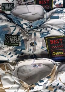 kids boy jeans paint shirt pack of 3 colour +3