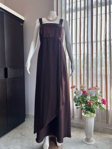 Brown Premium Plus Size Gown