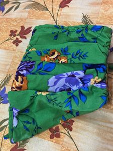 Floral Green Top