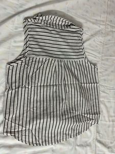 Cotton Sleeveless Top With A Knot