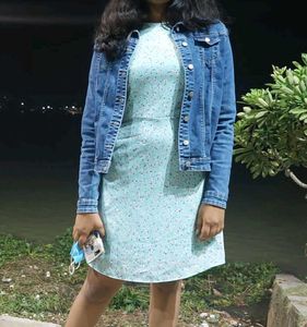 Allen Solly A-Line Floral Dress