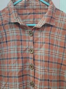 Cute Plaid Shirt Dress