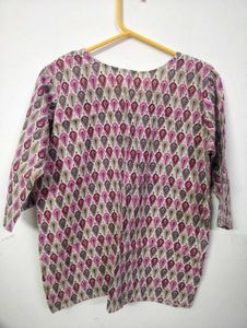 Krishna Themed Short Kurti