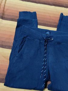 Woodland Men Blue Active Wear Joggers