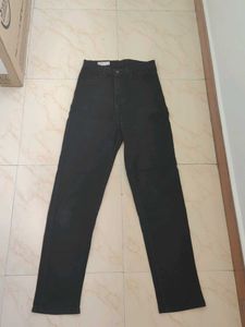 Black Straight Leg Jeans