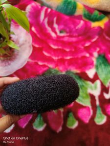 Woman Stylish Hair Bun Rubber