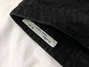 High-Waisted Black Jeans