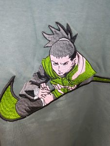 SHIKAMARU NARA EMBROIDERY OVERSIZE TEE 👀🔥😎
