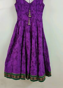 Anarkali in Regal Purple