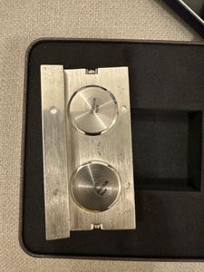 Fossil Dual Time Table Clock with Card Holder
