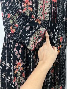 Floral Print Kurta
