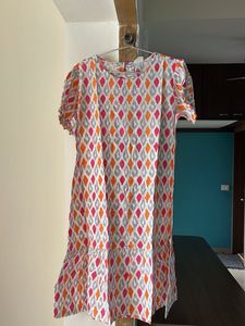 Patterned Casual Dress