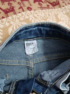 Denim Skirt For Kids Girls