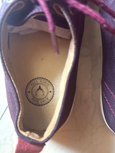 Allen Solly Burgundy Casual Shoes