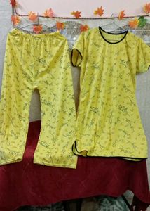 Floral Night Suit Set