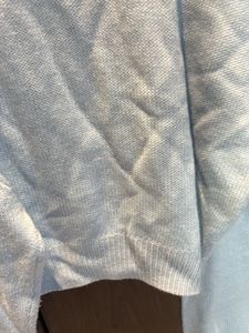 Sky Blue Knitted Sweater