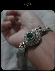 Emerald Stone Bangle