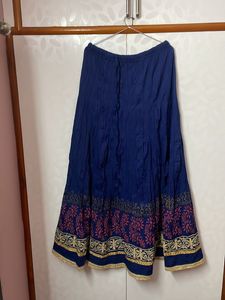 Ethnic Blue Skirt