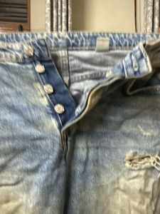 Distressed Denim Jeans